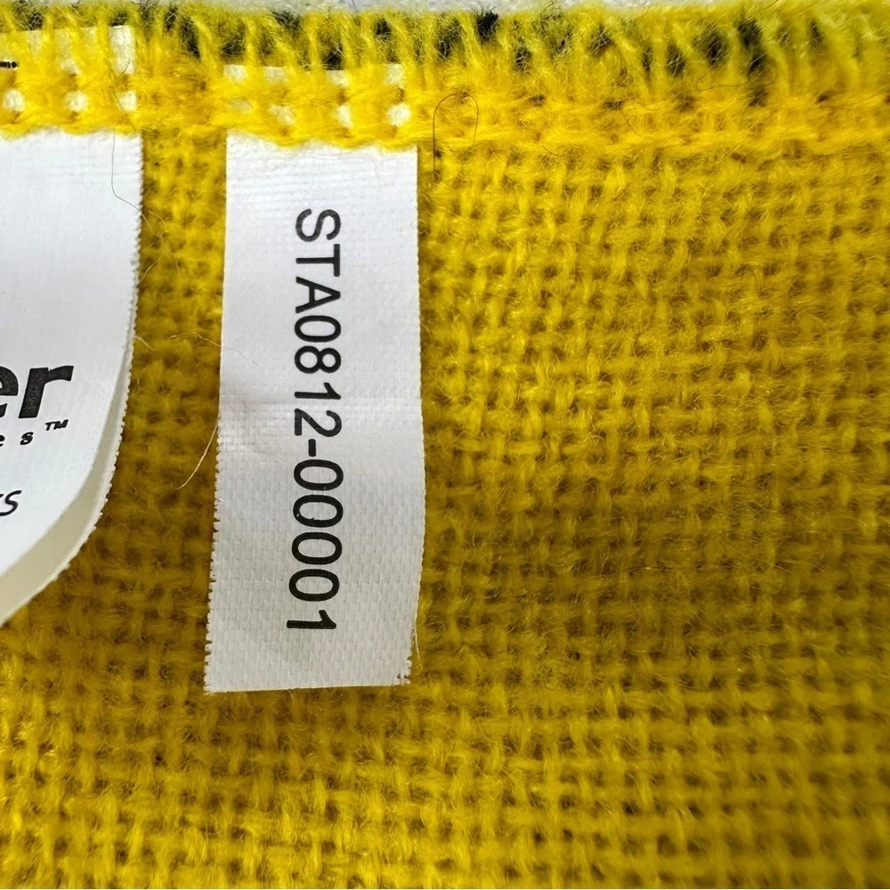 Forever Collectibles Black and Yellow Pittsburg Steelers Scarf 48” Length